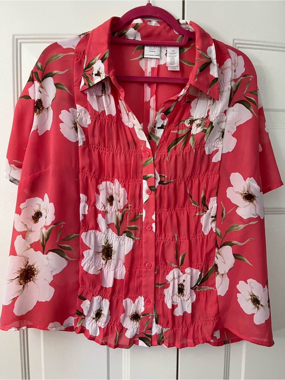 Emma James 16W Sheer Blouse